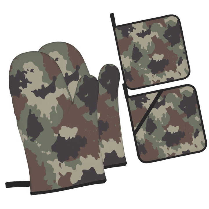 Camo - Oven Mitts and Pot Holders Set of 4