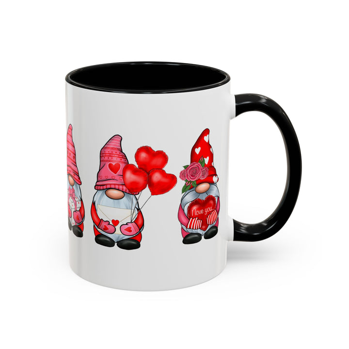 Valentine Gnomes - Accent Coffee Mug (11, 15oz)