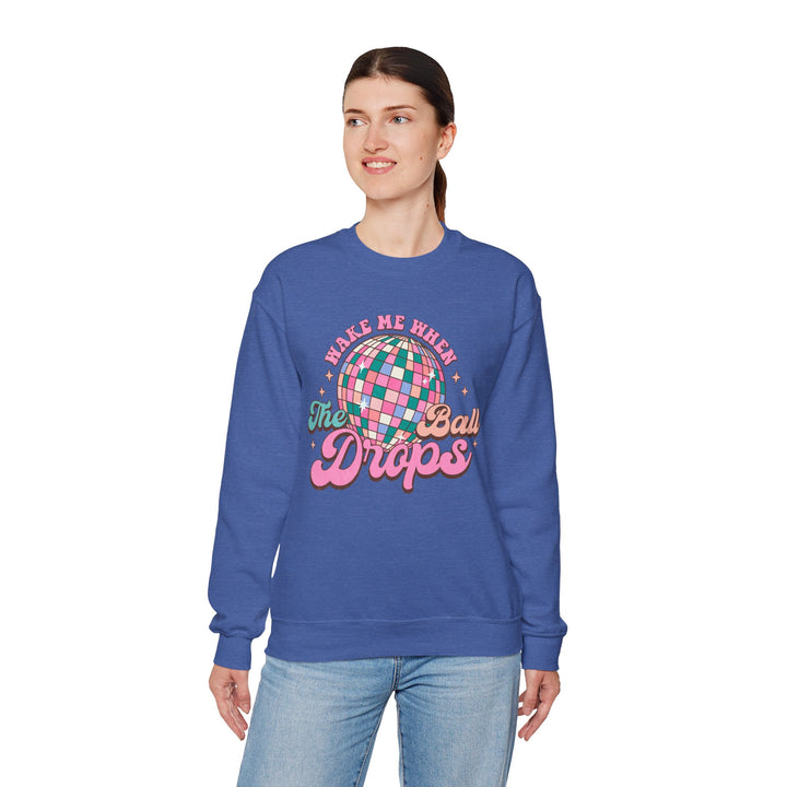 Wake Me When The Ball Drops - Unisex Heavy Blend™ Crewneck Sweatshirt