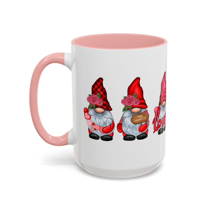 Valentine Gnomes - Accent Coffee Mug (11, 15oz)