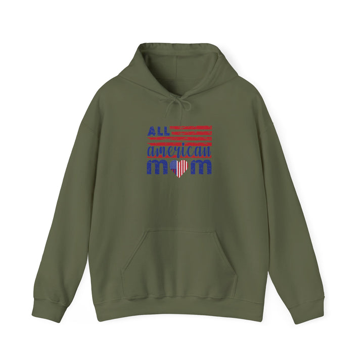 All American Mom - Unisex Hooded Sweatshirt