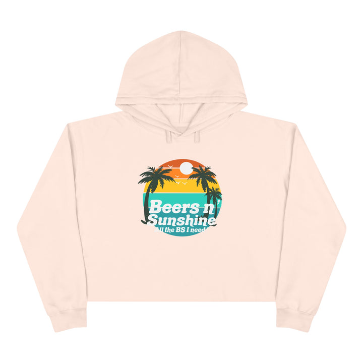 Beers N Sunshine - Crop Hoodie