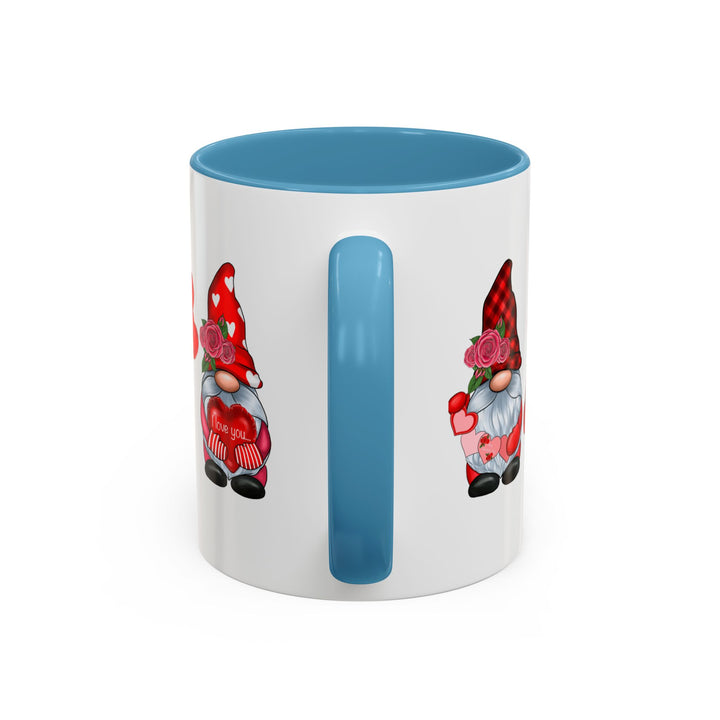 Valentine Gnomes - Accent Coffee Mug (11, 15oz)