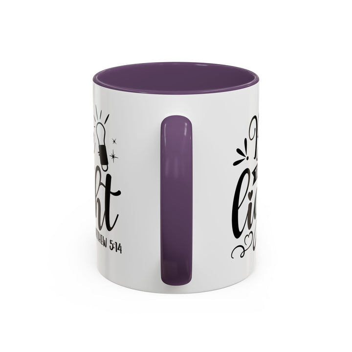 Be The light - Accent Coffee Mug (11, 15oz)