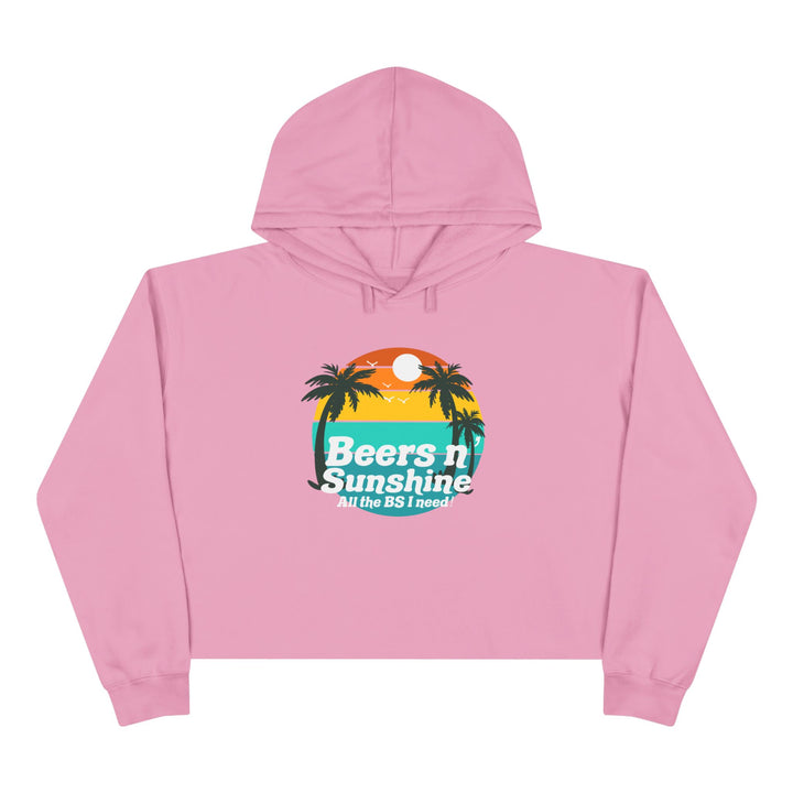 Beers N Sunshine - Crop Hoodie