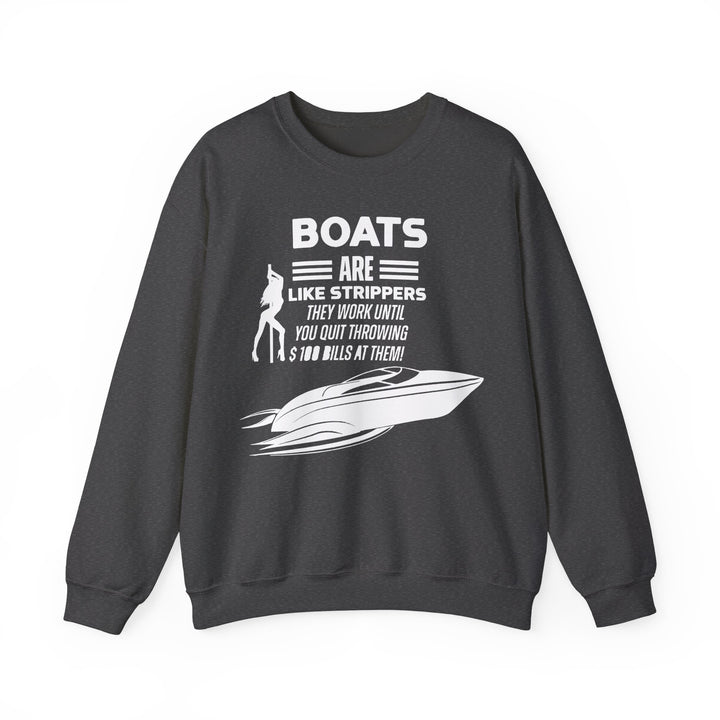 Boats - Unisex Heavy Blend™ Crewneck Sweatshirt