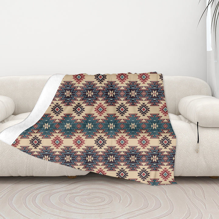 Tribal Indian Tan - Sofa Blanket