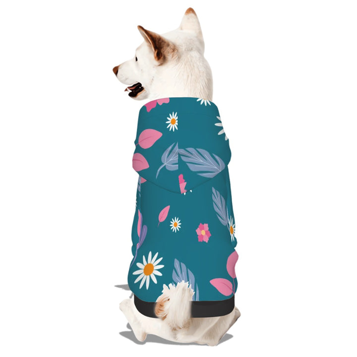Bright Spring Pattern - Small Dog Hoodie Pet Clothes