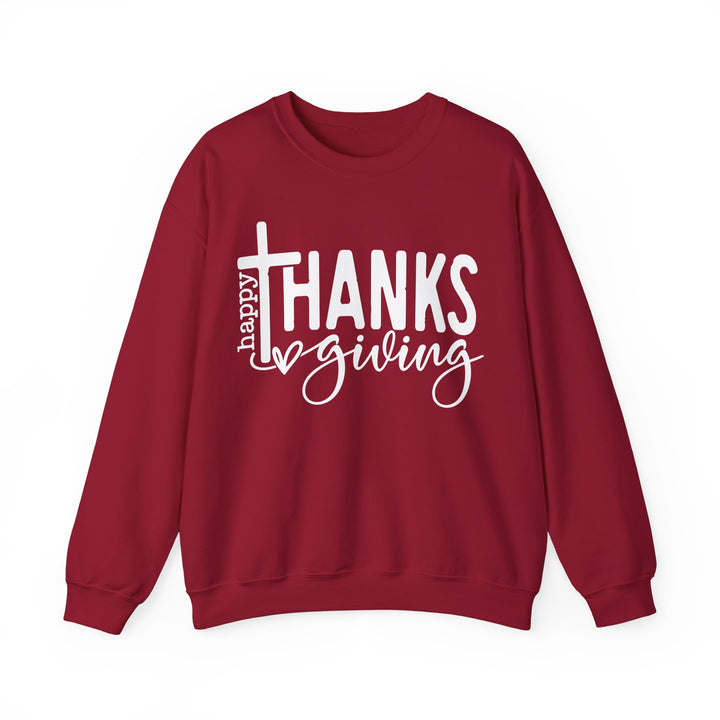 Thanksgiving Cross - Unisex Heavy Blend™ Crewneck Sweatshirt
