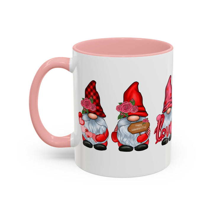 Valentine Gnomes - Accent Coffee Mug (11, 15oz)