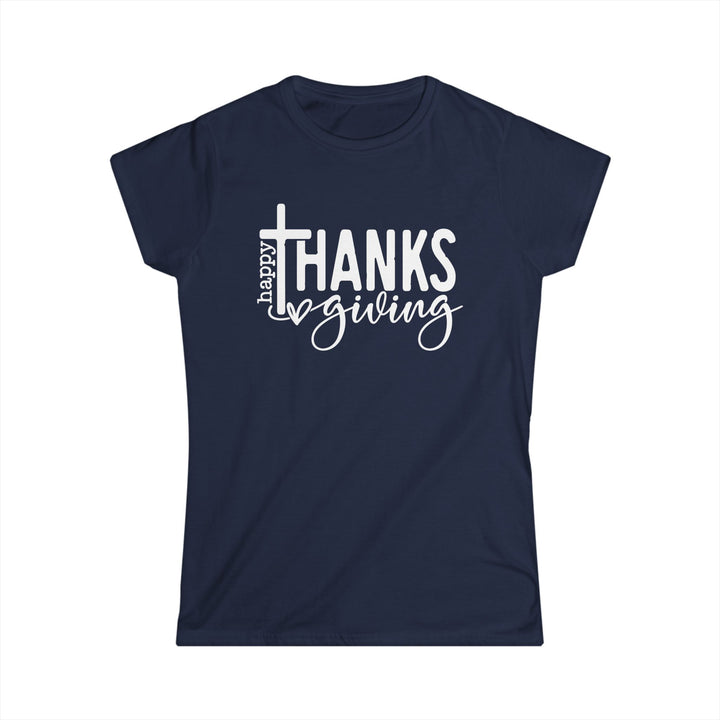 Thanksgiving Cross - Women's Softstyle Tee