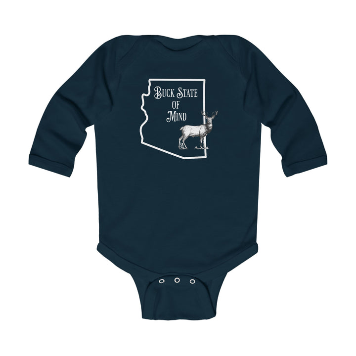 Buck State Of Mind - Infant Long Sleeve Bodysuit