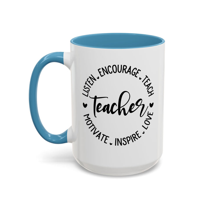 Teacher - Accent Coffee Mug (11, 15oz)
