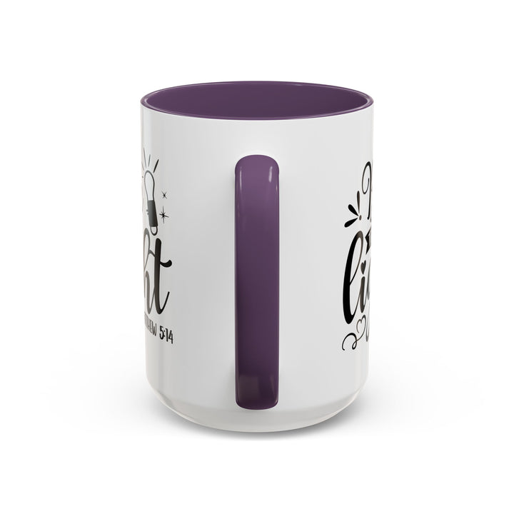 Be The light - Accent Coffee Mug (11, 15oz)