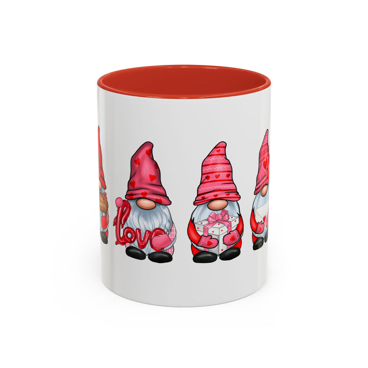 Valentine Gnomes - Accent Coffee Mug (11, 15oz)