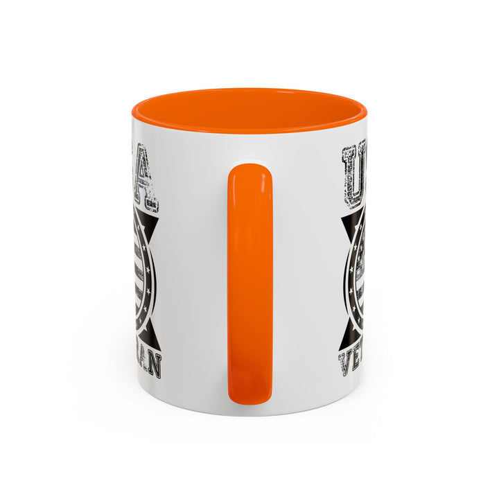 U.S.A. Veteran - Accent Coffee Mug (11, 15oz)