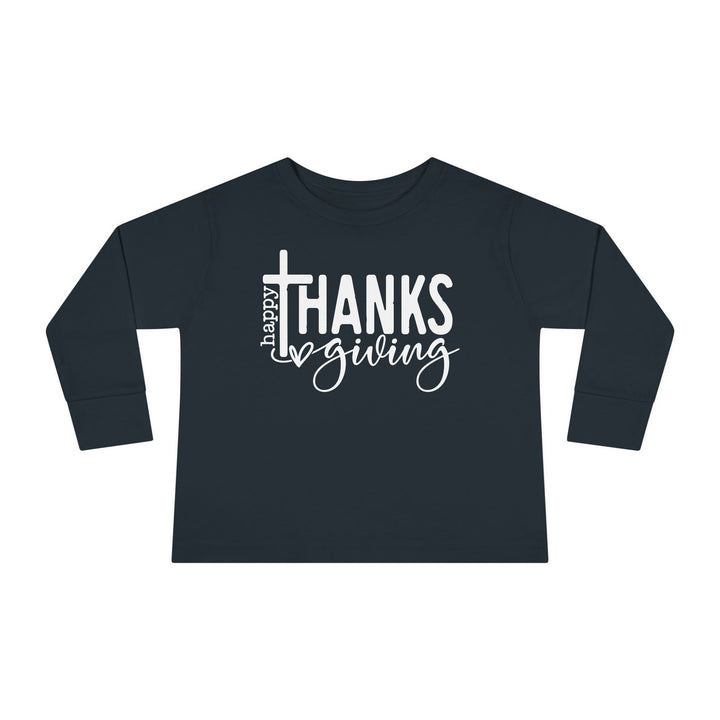 Thanksgiving Cross - Toddler Long Sleeve Tee