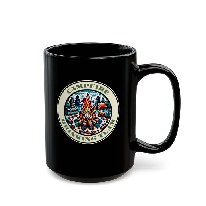 Campfire Drinking Team - Black Mug (11oz, 15oz)