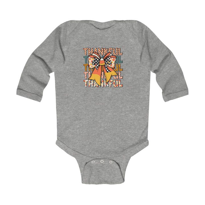 Thankful Bow - Infant Long Sleeve Bodysuit