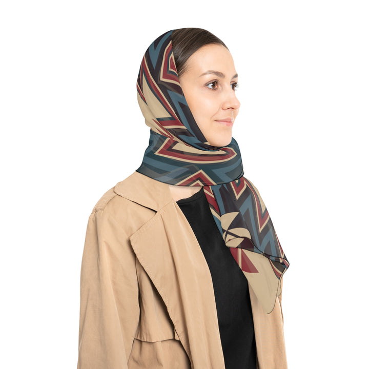 Tribal Indian Tan - Poly Scarf