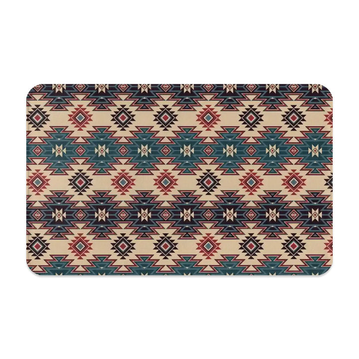 Tribal Indian Tan - Pet Food Mat