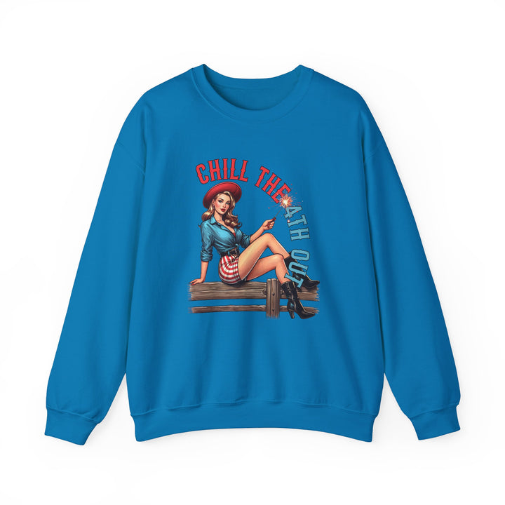 Chill The 4th Out - Unisex Heavy Blend™ Crewneck Sweatshirt