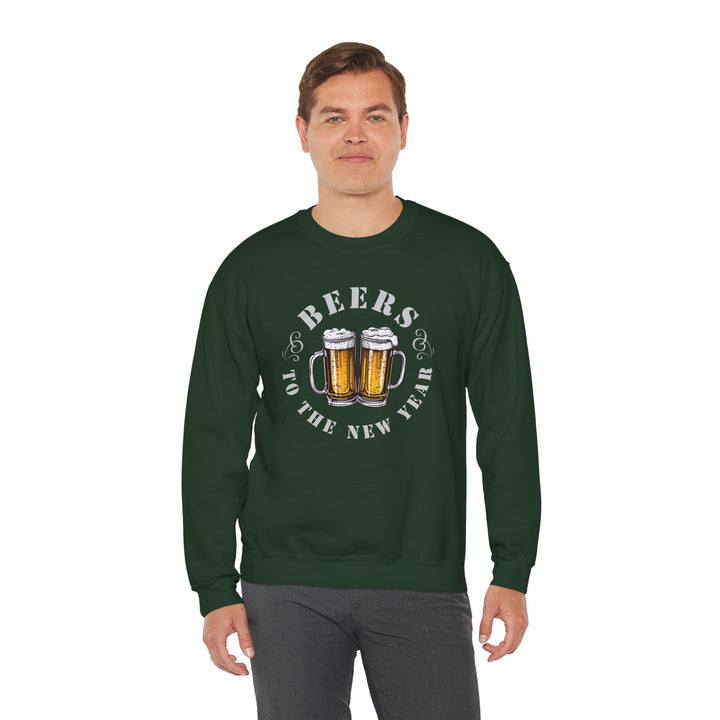 Beers To The New Year - Unisex Heavy Blend™ Crewneck Sweatshirt