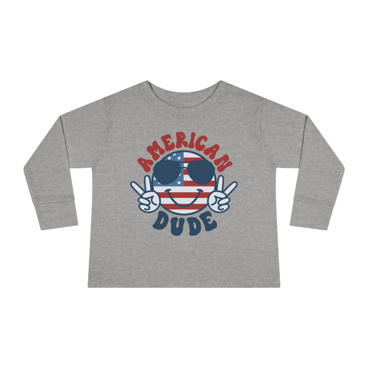 American Dude - Toddler Long Sleeve Tee