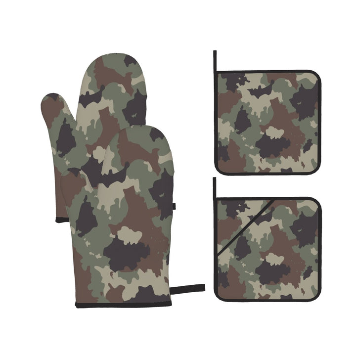 Camo - Oven Mitts and Pot Holders Set of 4
