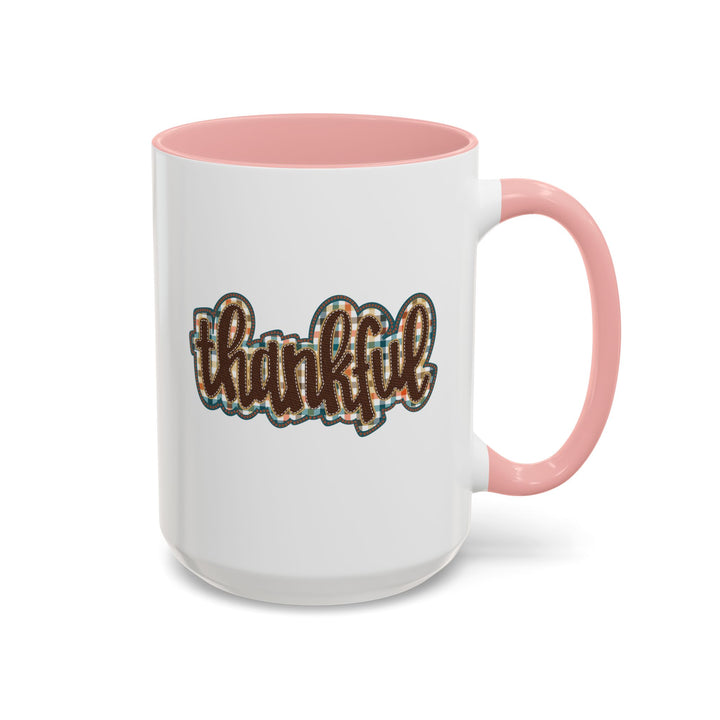 Thankful - Accent Coffee Mug (11, 15oz)
