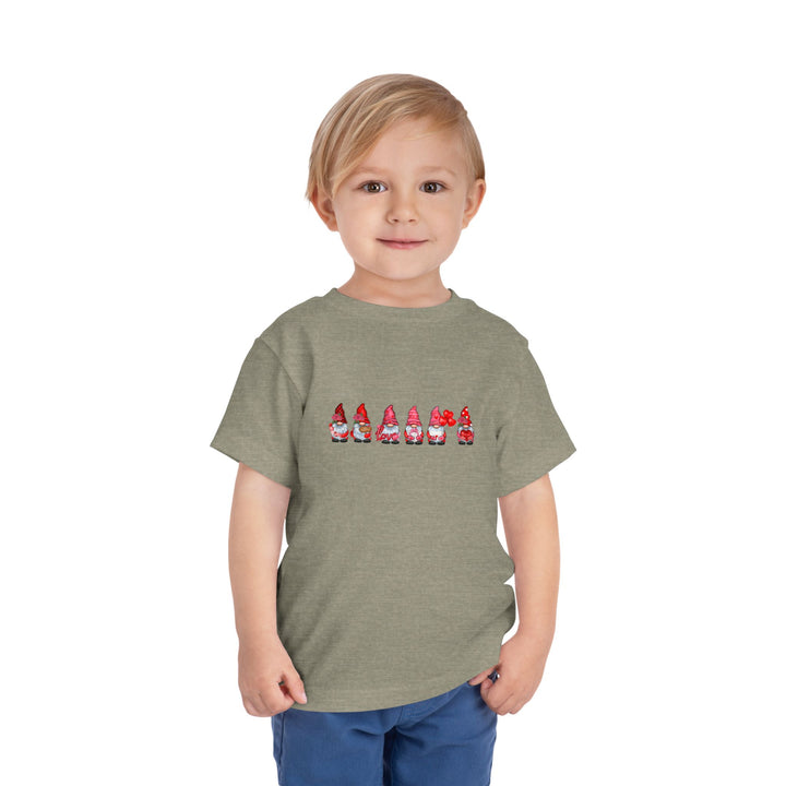 Valentines Gnomes - Toddler Short Sleeve Tee