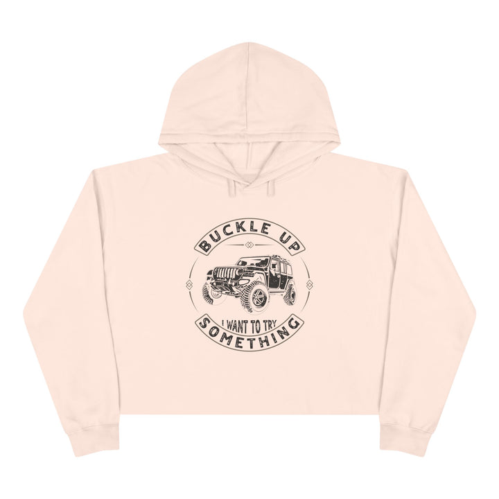 Buckle Up - Crop Hoodie