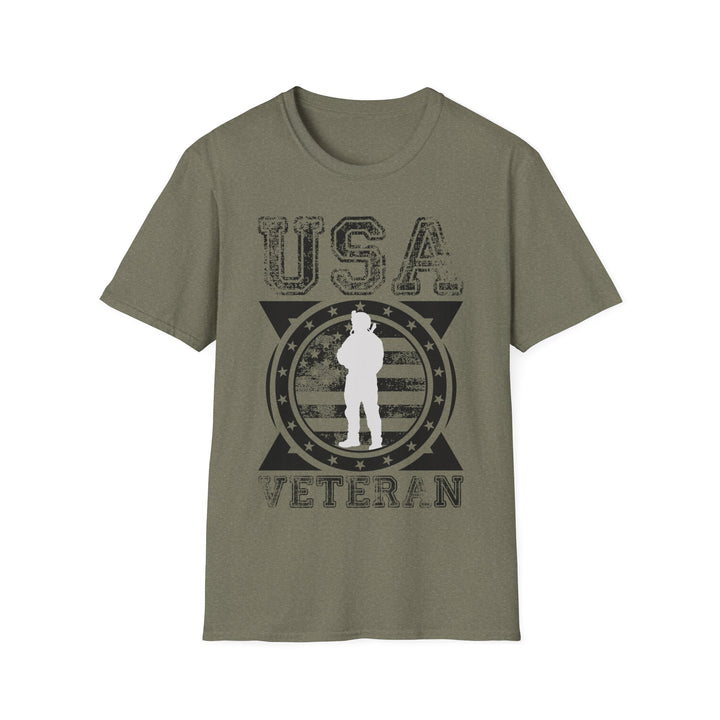 U.S.A. Veteran - Unisex Softstyle T-Shirt