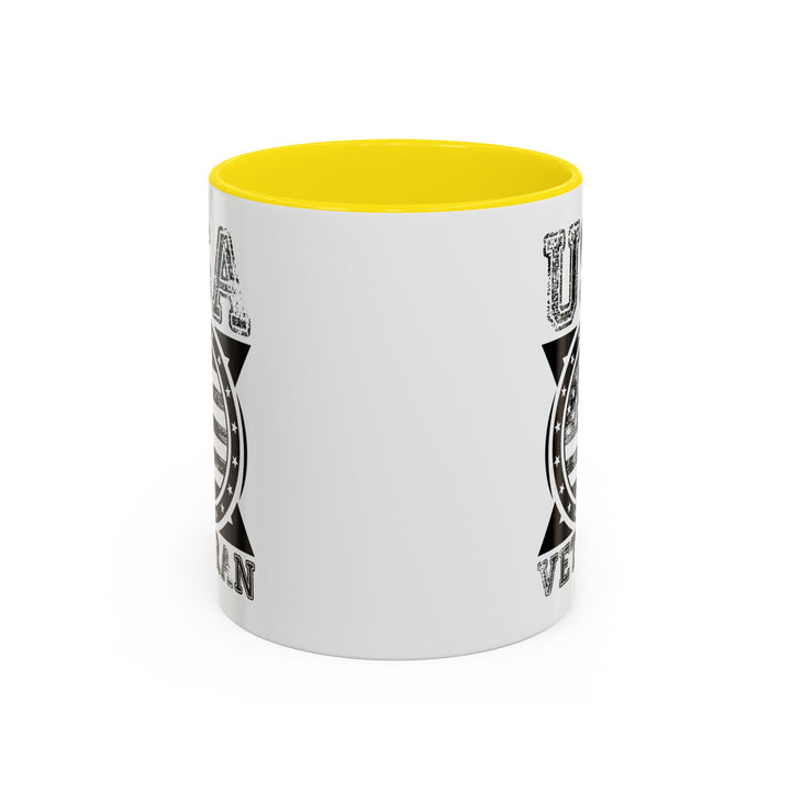 U.S.A. Veteran - Accent Coffee Mug (11, 15oz)