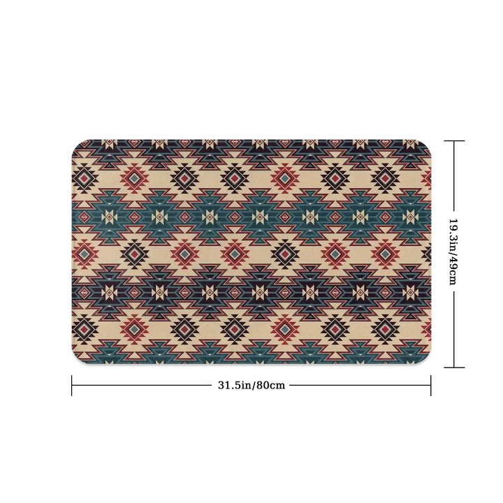 Tribal Indian Tan - Pet Food Mat