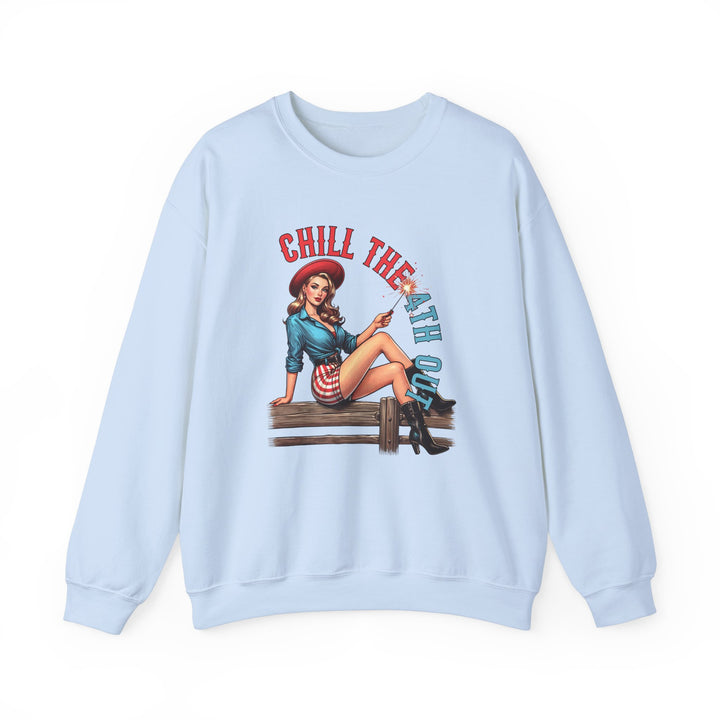 Chill The 4th Out - Unisex Heavy Blend™ Crewneck Sweatshirt