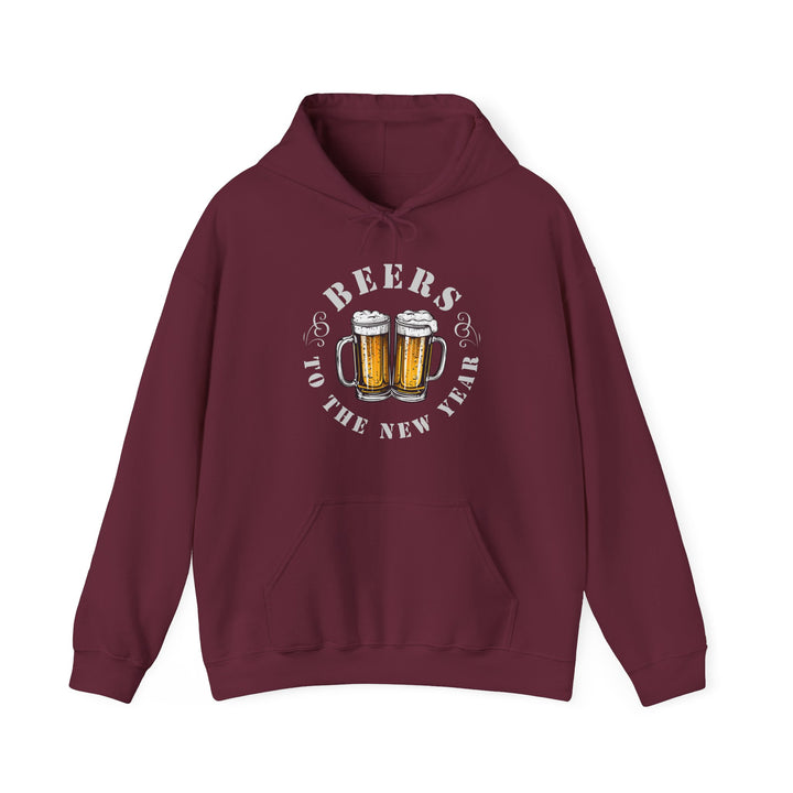 Beers To The New Year - Unisex Heavy Blend™ Hooded Sweatshirt