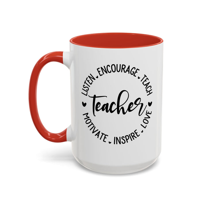 Teacher - Accent Coffee Mug (11, 15oz)