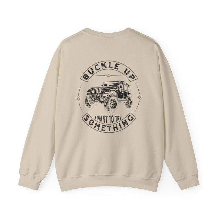 Buckle Up - Unisex Heavy Blend™ Crewneck Sweatshirt