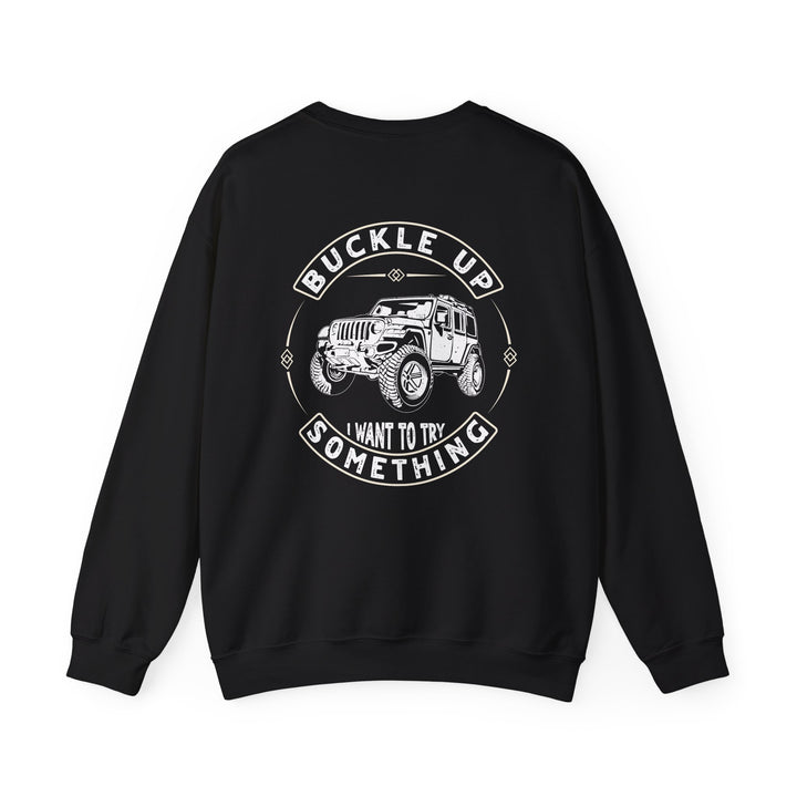 Buckle Up - Unisex Heavy Blend™ Crewneck Sweatshirt