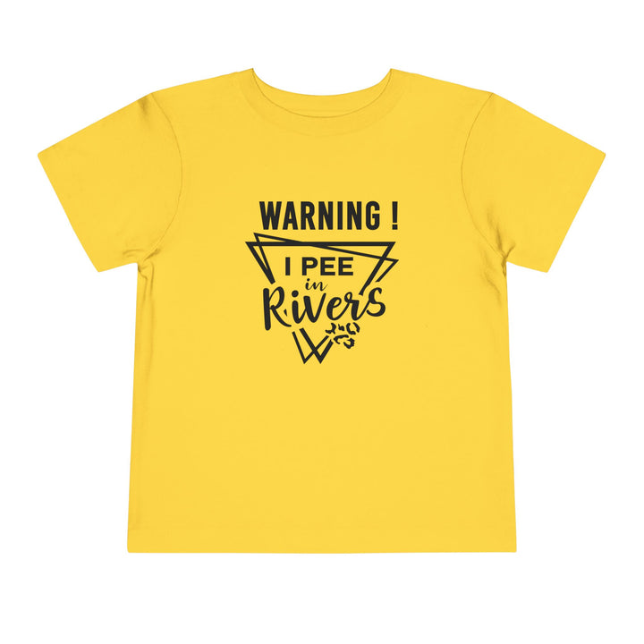 Warning - Toddler Short Sleeve Tee