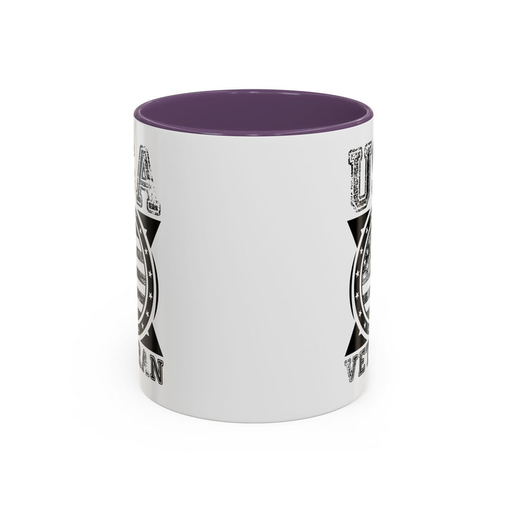 U.S.A. Veteran - Accent Coffee Mug (11, 15oz)