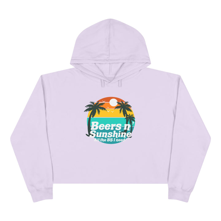 Beers N Sunshine - Crop Hoodie