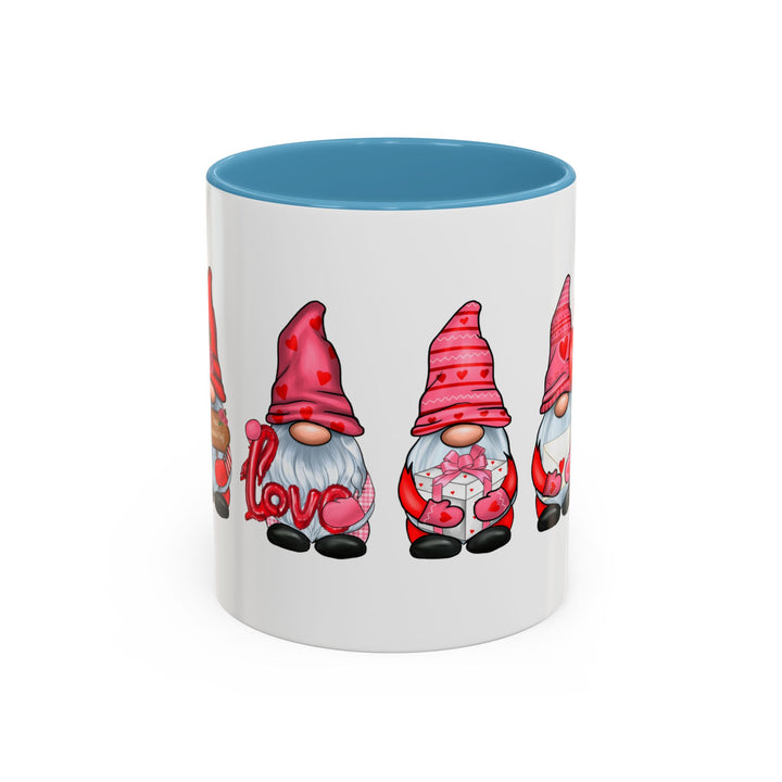 Valentine Gnomes - Accent Coffee Mug (11, 15oz)