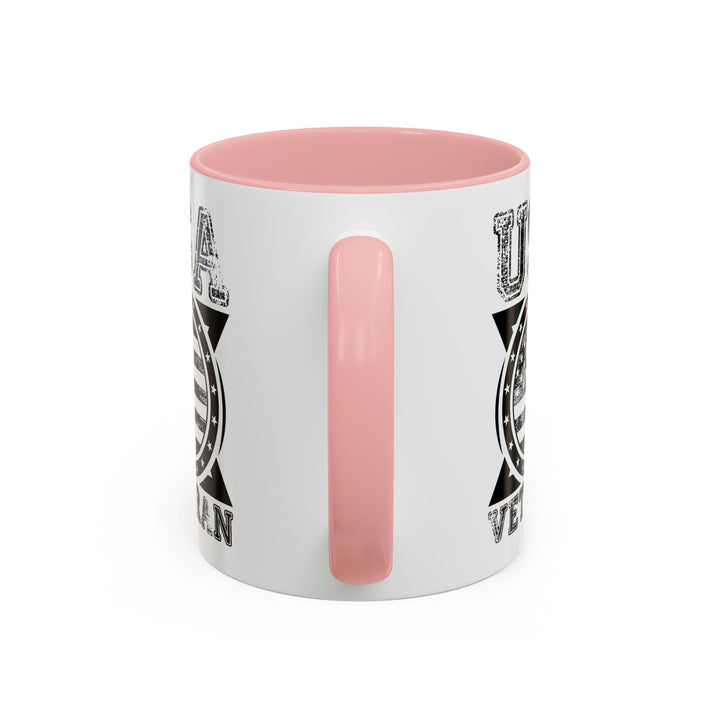 U.S.A. Veteran - Accent Coffee Mug (11, 15oz)