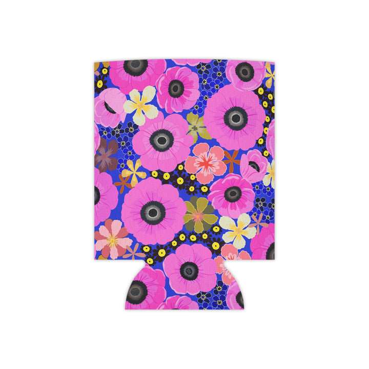 Vibrant Pink Spring Pattern - Can Cooler