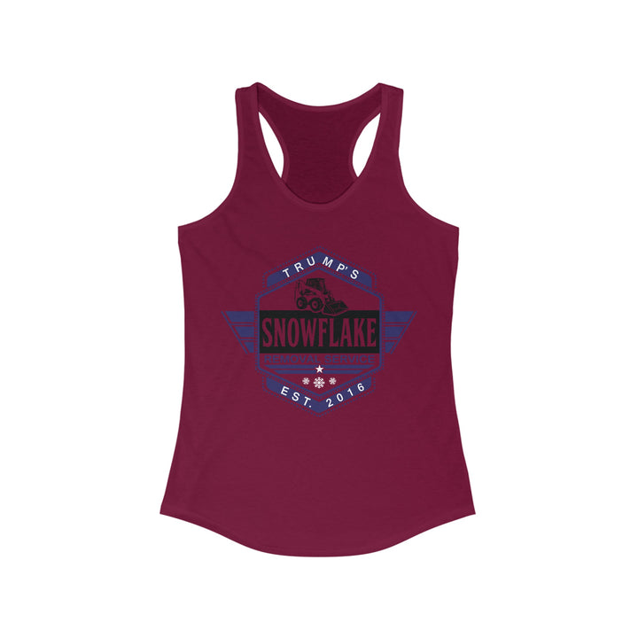 Trump's Snowflake Removal - Women's Ideal Racerback Tank