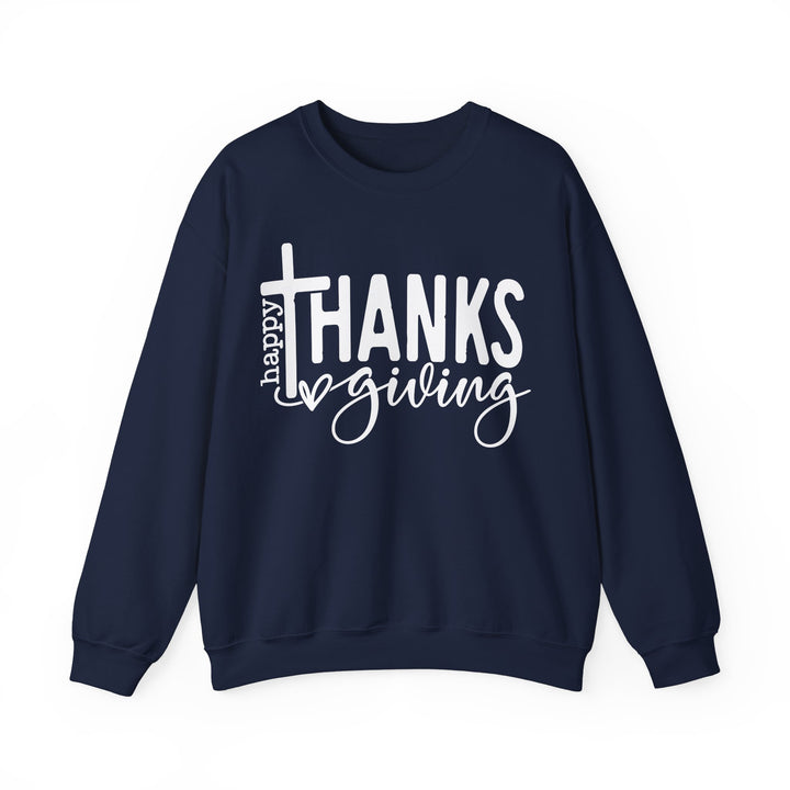 Thanksgiving Cross - Unisex Heavy Blend™ Crewneck Sweatshirt