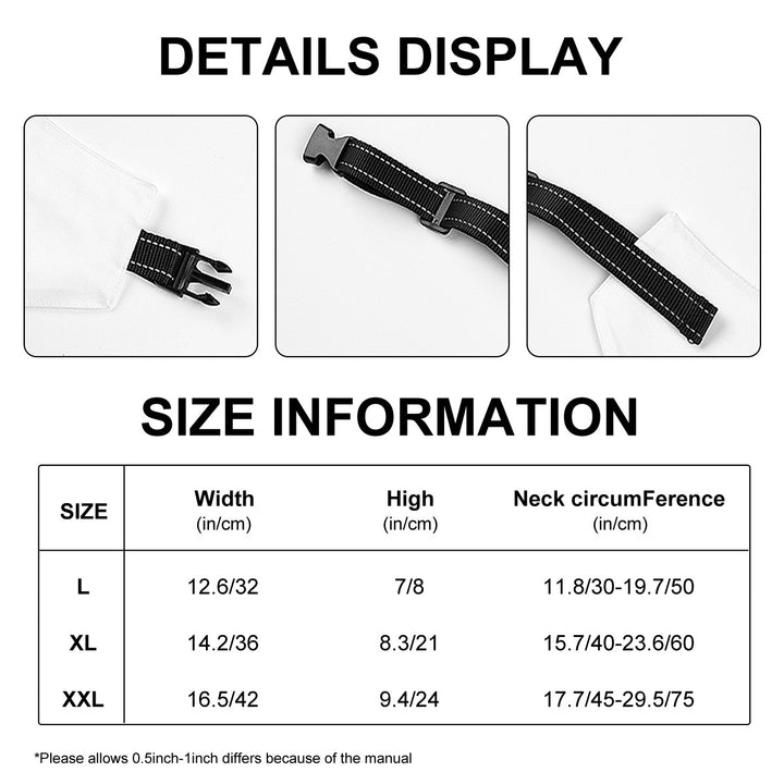 Tribal Indian Tan - Dog Bandanas Double Sided with Buckle