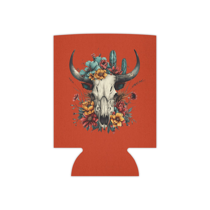 Bright And Flowery Skull - Can Cooler